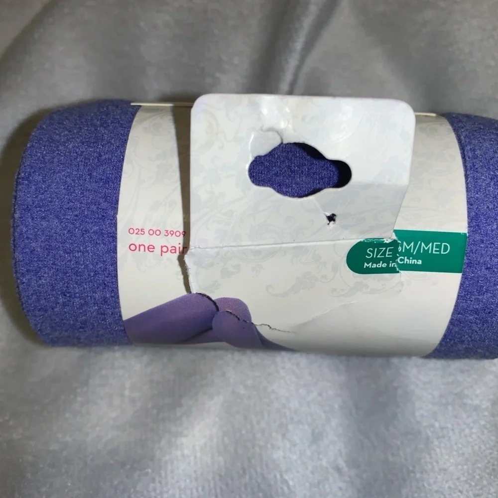 Xhilaration purple space heathered Tights juniors size medium duchess blue